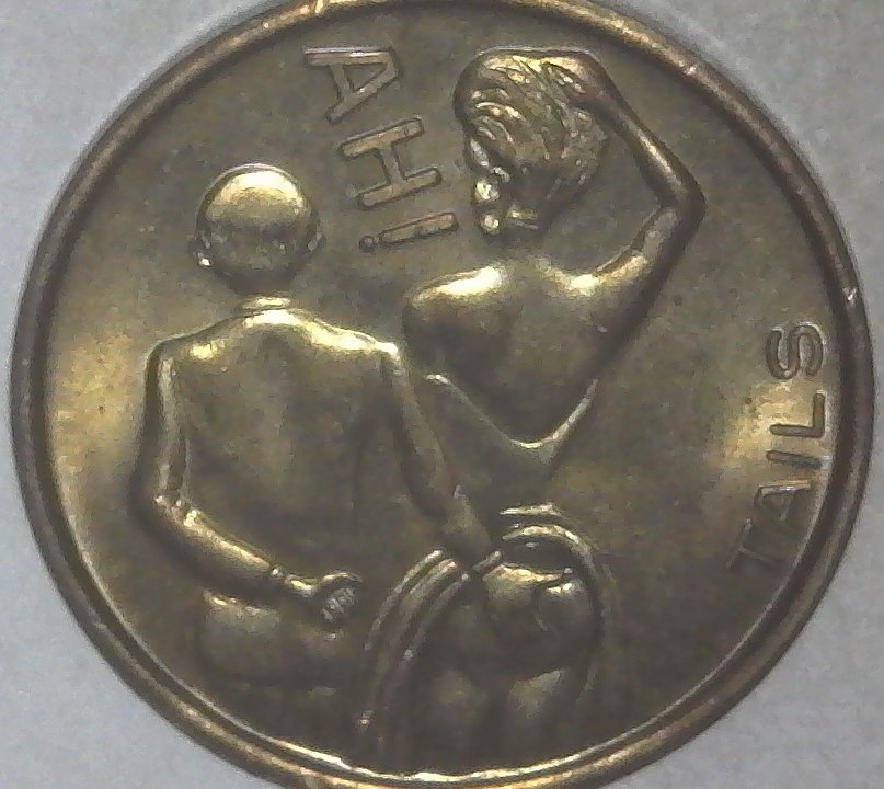 Comic-Coin-Oh!-Heads-Ah!-Tails-Adult-Risque-Flip-Coin-Token-With-Retained-Cud-And-Reverse-Die-Crack.